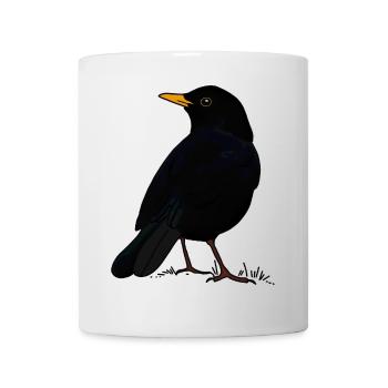 Merle - Mug blanc - blanc - Devant