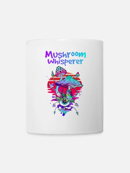 Mushroom Whisperer Zauberpilze - Tasse - Weiß