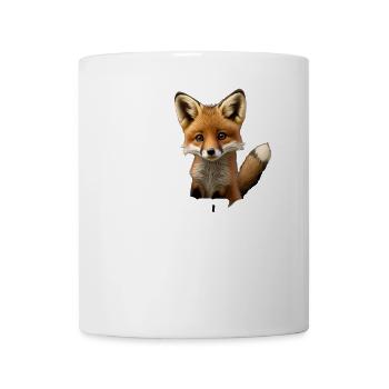 Bin halt ein Fuchs Fuchsliebhaber Statement - Tasse - Weiß - Vorne