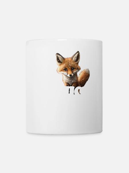 Bin halt ein Fuchs Fuchsliebhaber Statement - Tasse - Weiß