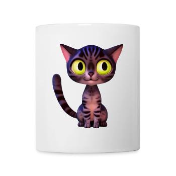 Pink tiger cat free - Mug - white - Front