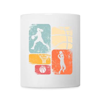 Basketball féminin Basketball féminin - Mug blanc - blanc - Devant