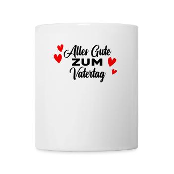 Vatertag Baby Spruch - alles Gute zum Vatertag - Tasse - Weiß - Vorne