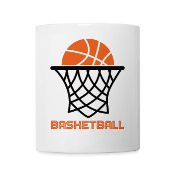 Basketball Basketballer - Tasse - Weiß - Vorne