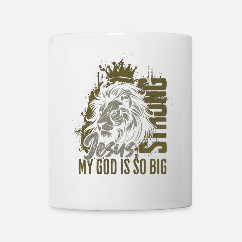 Lion's Crown Jesus Great Faith - Mug - white