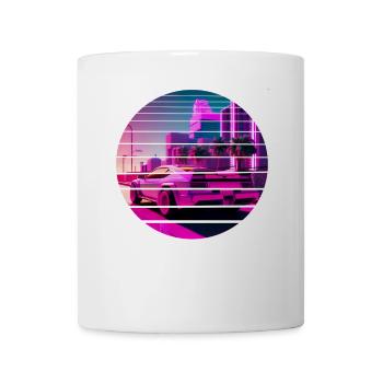 Retro Wave Sport 80s Vaporwave Sunset - Mug - white - Front
