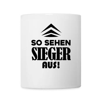 Sieger Erster Gewinner Geschenk - Tasse - Weiß - Vorne
