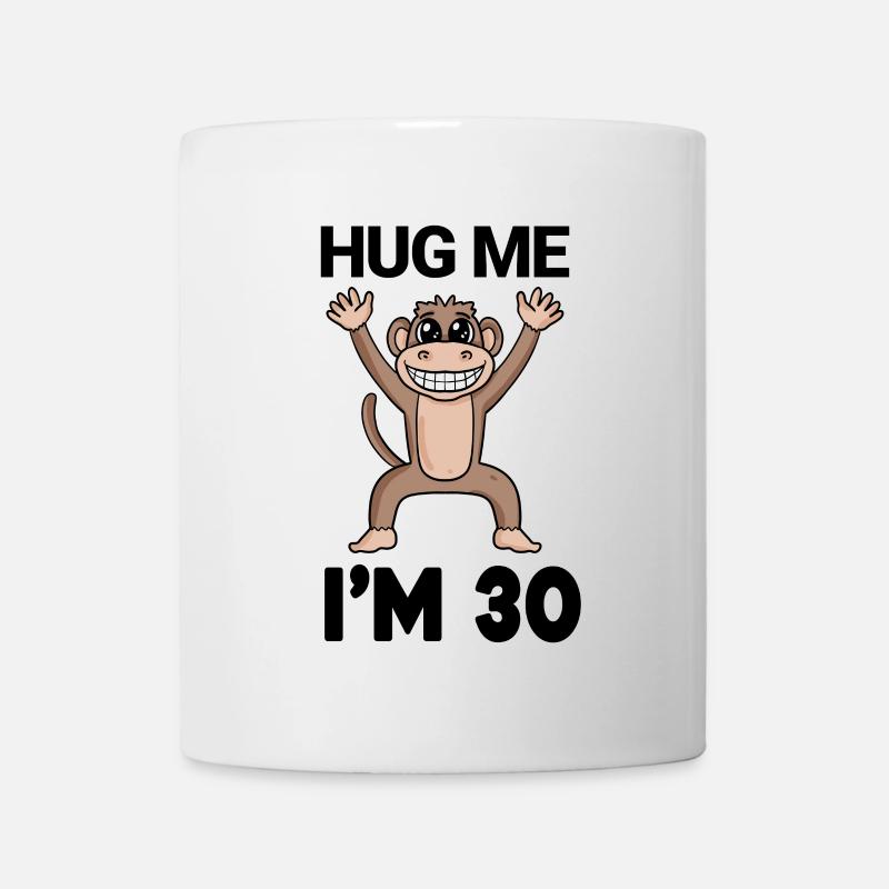 30 ans - 30 ans - câlin - Mug blanc - blanc