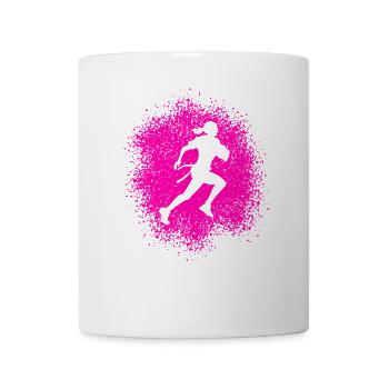 Flag Football Girl Player - Mug - white - Front