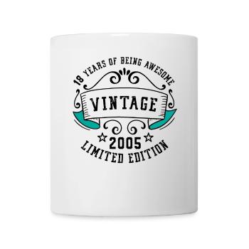 Vintage 2005 Limited Edition Anniversaire Cadeau - Mug blanc - blanc - Devant