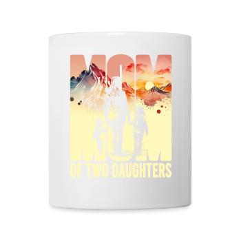 Mother with two daughters Mother's Day Mountains Mama Child - Mug - white - Front