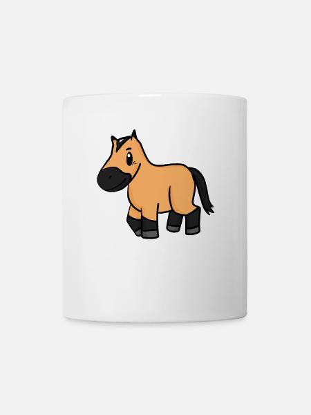 Pferd - Tasse - Weiß