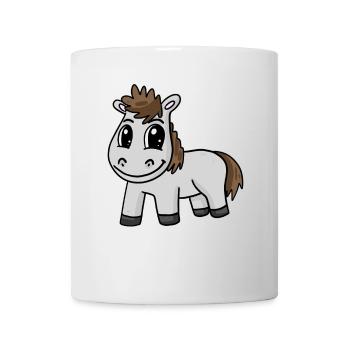 Pferd - Tasse - Weiß - Vorne