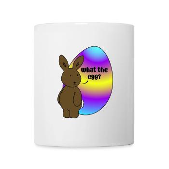 Happy Easter - Easter Bunny with Easter Egg - Mug - white - Front