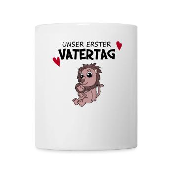 Vatertag - erster Vatertag Geschenk - Tasse - Weiß - Vorne