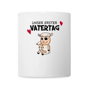 Vatertag - erster Vatertag Geschenk - Tasse - Weiß - Vorne