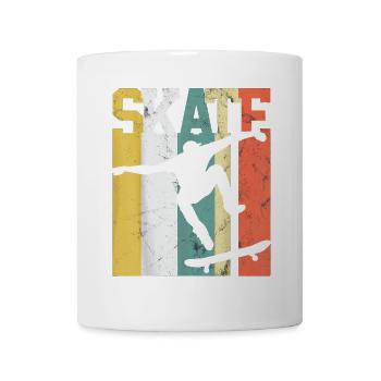 Skate Skateboarder Gift Skateboard Retro - Mug - white - Front