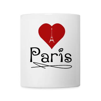 Ich liebe Paris - Tasse - Weiß - Vorne