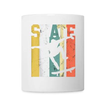 Skate Skateboarder Gift Skateboard Retro - Tasse - Weiß - Vorne