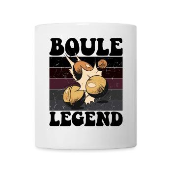 Boulespieler Boulekugel für Bouler Petanque Boule - Tasse - Weiß - Vorne