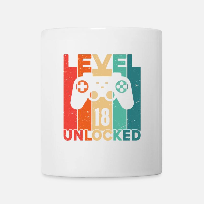 Level 18 Unlocked - Mug - white