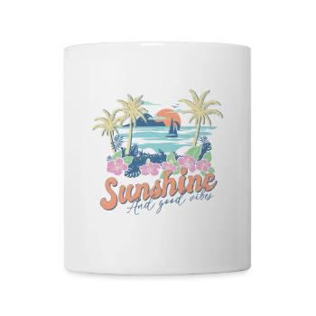 Sunshine And Great Vibes Summer - Mug - white - Front