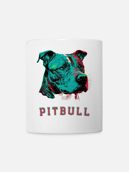 Pitbull - Tasse - Weiß