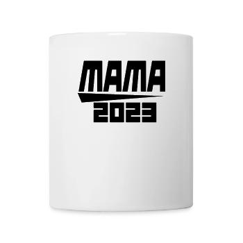Mama 2023 Mutter Schwangerschaft Geschenk - Tasse - Weiß - Vorne