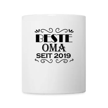 Beste Oma seit 2019 - Oma Geschenk - Tasse - Weiß - Vorne