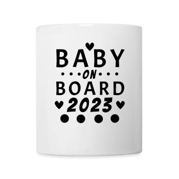 Bébé 2023 - Naissance Enceinte 2023 Grossesse - Mug blanc - blanc - Devant