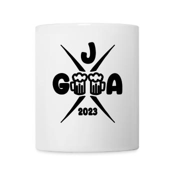 2023 Junggesellenabschied Crew Feier - Tasse - Weiß - Vorne