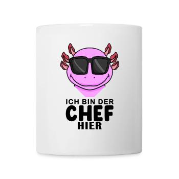 cooler Axolotl Chef Spruch - Tasse - Weiß - Vorne