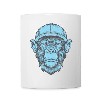 Funky Affe - Tasse - Weiß - Vorne