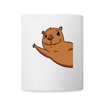 Capybara Wasserschwein - Mug blanc - blanc - Devant