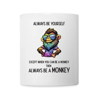 Always Be a Monkey - Mug - white - Front