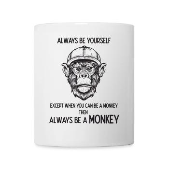 Always Be a Monkey - Mug - white - Front