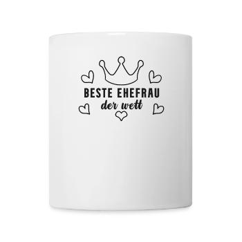 Beste Ehefrau Geschenk - Tasse - Weiß - Vorne
