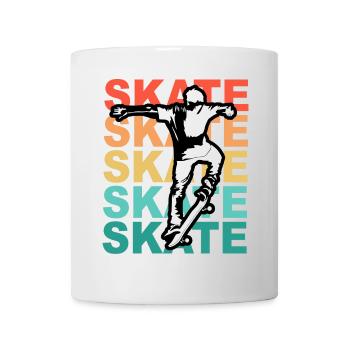 Skateboarding Cool Skater Boy Colorful - Mug - white - Front