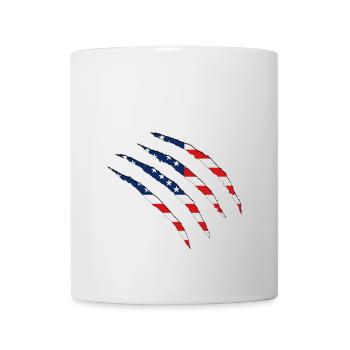 United States of America, USA, America  - Tasse - Weiß - Vorne