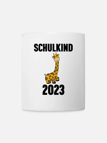 Schuldkind Einschulung 2023 - Tasse - Weiß