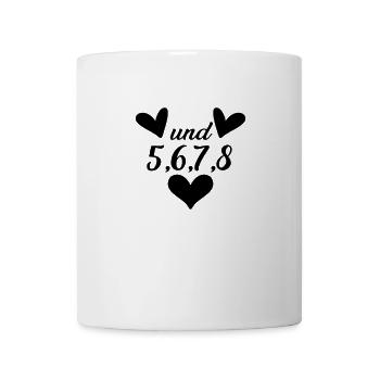 Tanzen Tanz Tanzkurs Rhythmus - Tasse - Weiß - Vorne