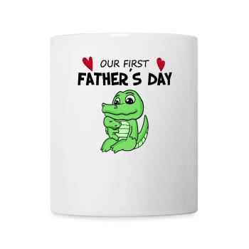 Vatertag - erster Vatertag Geschenk - Tasse - Weiß - Vorne