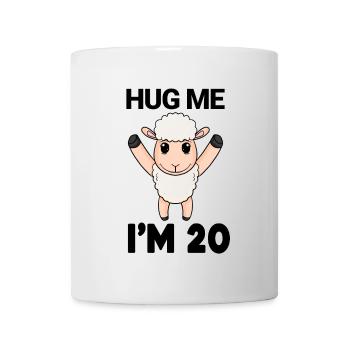 20 ans - 20 ans - câlin - Mug blanc - blanc - Devant