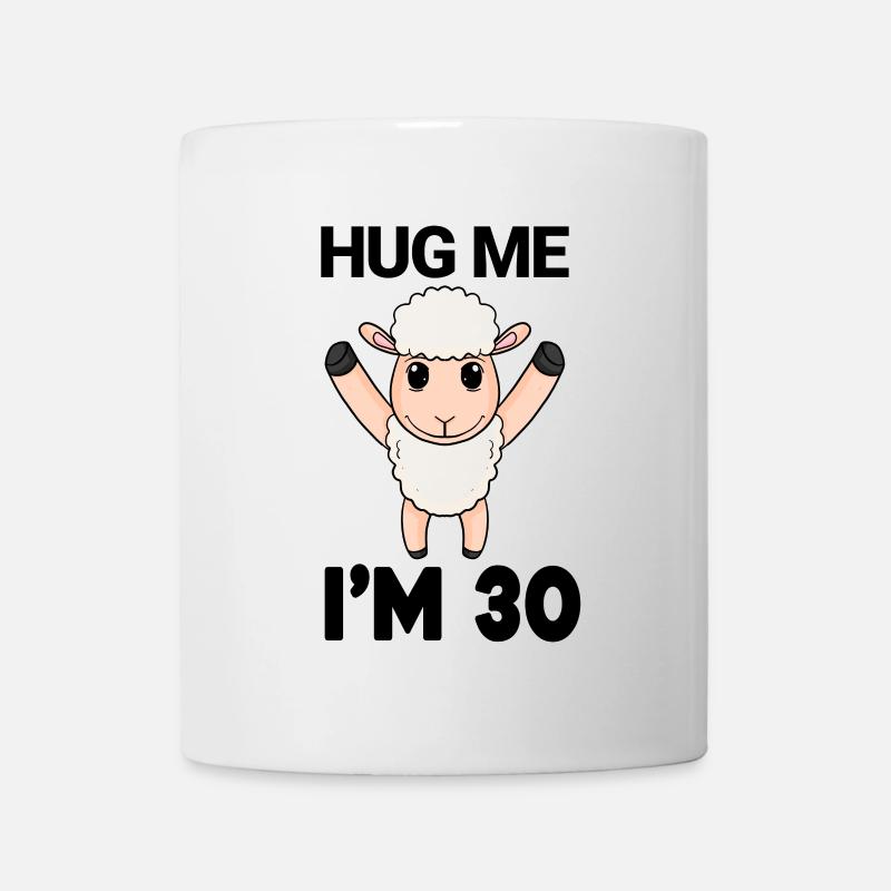30 ans - 30 ans - câlin - Mug blanc - blanc