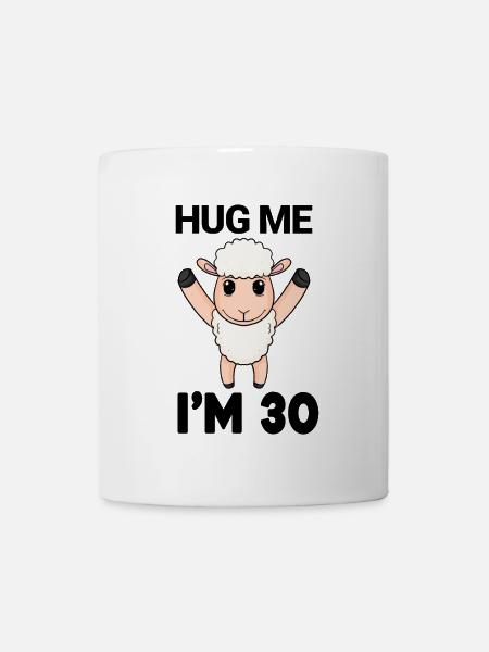 30 ans - 30 ans - câlin - Mug blanc - blanc