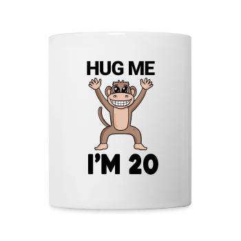 20 ans - 20 ans - câlin - Mug blanc - blanc - Devant