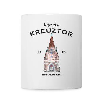 Ingolstadt, kultiges Kreuztor, Bayern - Tasse - Weiß - Vorne