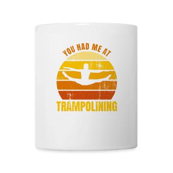 Lustiges Trampolinist Zitat - Tasse - Weiß - Vorne