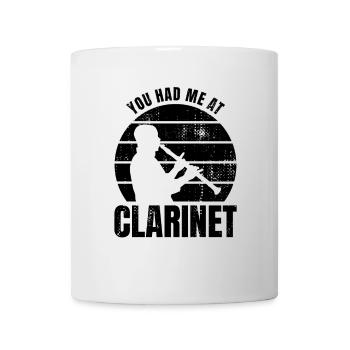 Klarinettist Spruch - Tasse - Weiß - Vorne