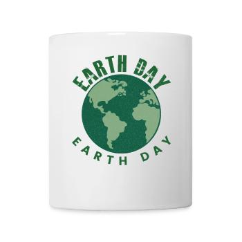 Earth Day Everyday Retro Environment - Mug - white - Front